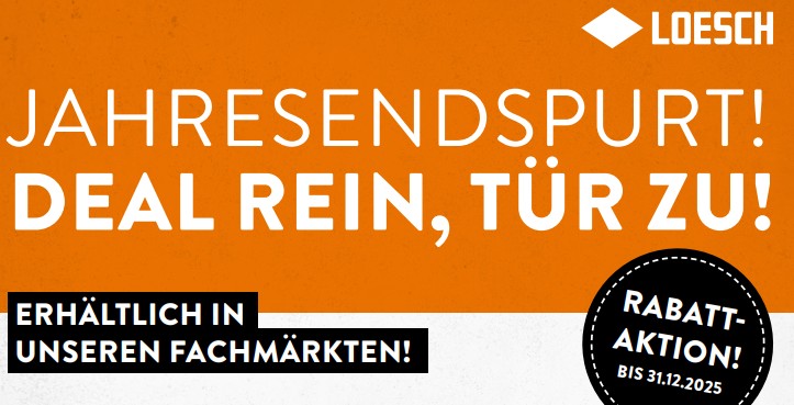 Jahresendspurt-Aktion – Exklusive Angebote bis 31.12.2025
